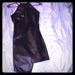Black fo-leather dress from Windsor